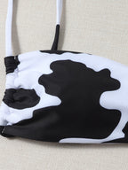 Cow Print Bikini Sexy Bikini Lady Simple Split Swimsuit Bella Mia