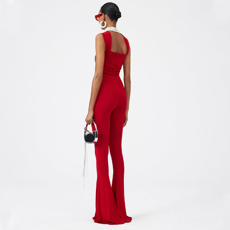 Sexy Hollow Out Cutout One Piece Swimsuit Women Red Rose Set Bella Mia