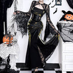 Autumn Elegant Lace Batwing Sleeve Irregular Asymmetric Overhaul Waistcoat Top Women Bella Mia
