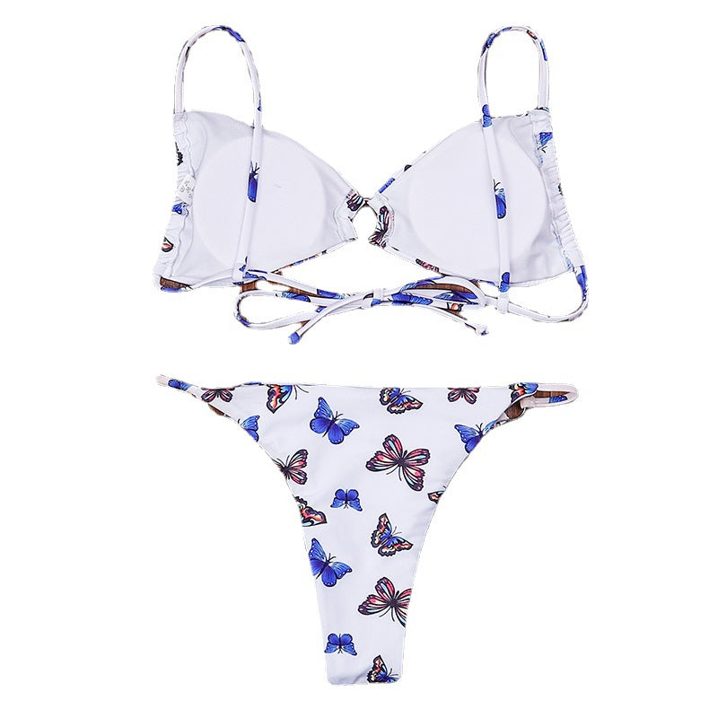 Swimsuit New Sexy Butterfly Printing Split Bikini Swimsuit Bella Mia