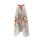 Bow Printing One Piece Women Swimwear French Retro Cover Belly Slimming Swimsuit Bella Mia