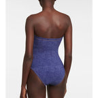 【MOQ-5 packs】 Cowboy Siamese Women Swimsuit European French Retro Cover Belly Slimming Swimsuit Vacation Beach Dress Bella Mia
