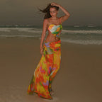 Bikini Bikini Women Swimsuit Swimsuit Printed Beach Dress Maxidress Bella Mia