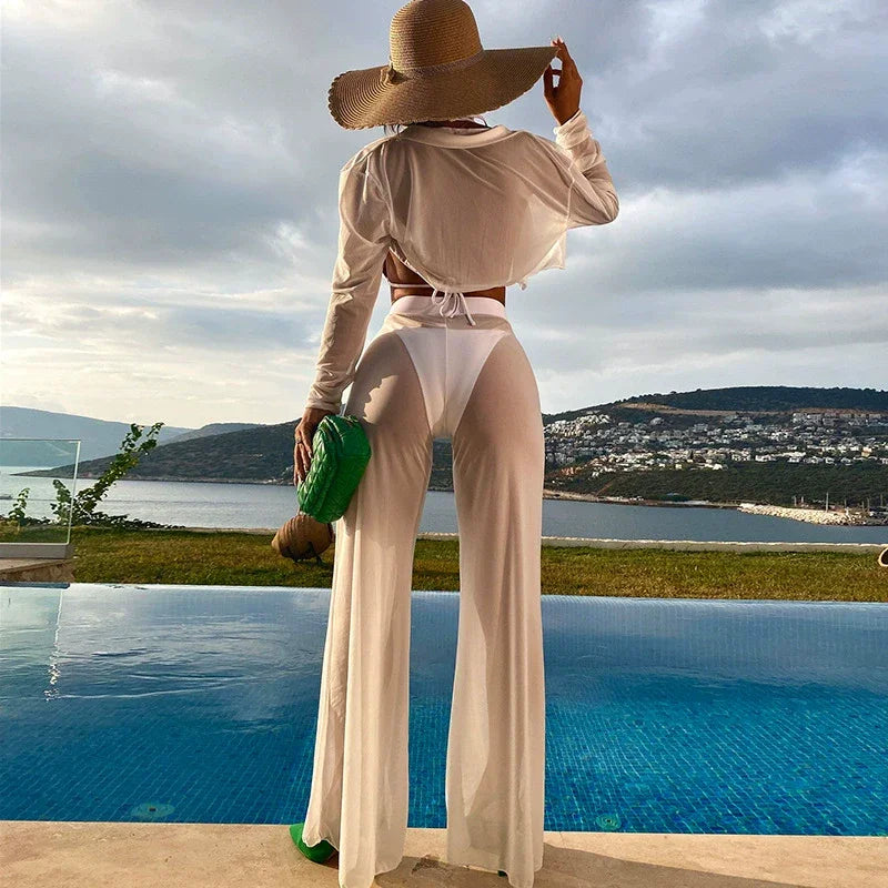 Sexy Bikini & Cover Up Set LUXLIFE BRANDS