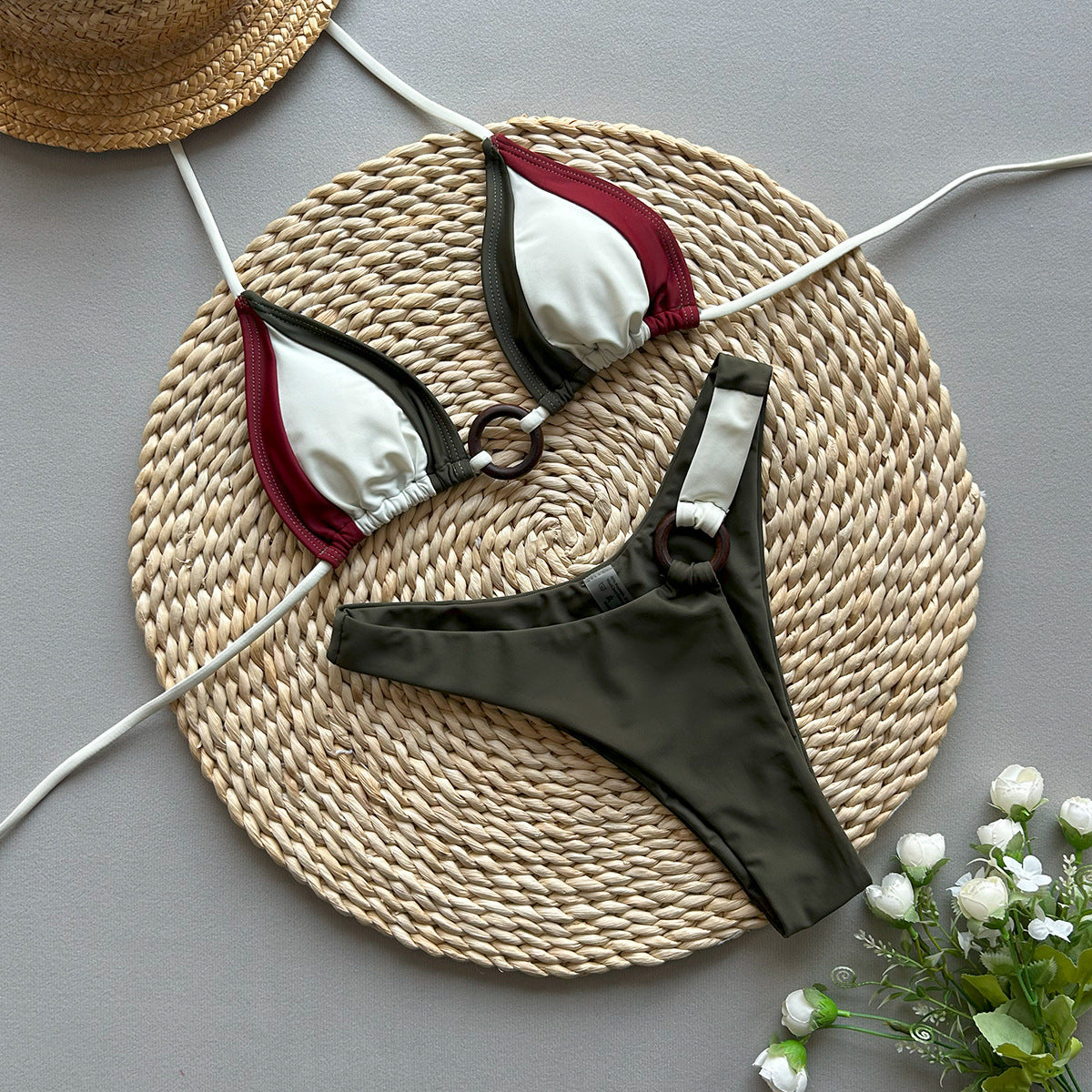 Bikini Sexy Bikini Stitching Split Women Swimsuit Swimsuit Women Bella Mia