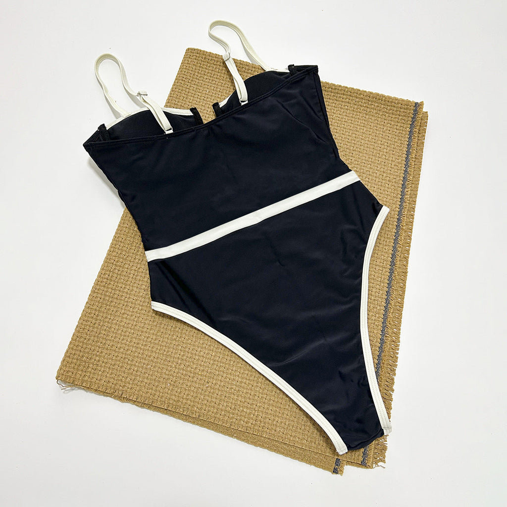 One Piece Swimsuit for Women Bikini Lady Sexy Stitching Swimwear Bikini Bella Mia