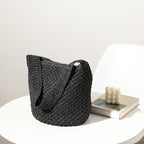 Hand Woven Bag Woven Bag Straw Bag Woven Bag Bucket Bag Seaside Vacation Beach Bag Bella Mia