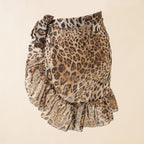 Bikini Sunscreen Chiffon Beach Skirt Leaf Printed Swimsuit Fishtail Skirt Bella Mia