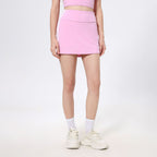 Contrast Color High Waist Running Sports Short Skirt Women Faux Two Piece Anti Exposure Badminton Tennis Skirt Fitness Pants Yoga Skirt Bella Mia