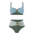 Bikini Three Piece Sets How Many Sexy Swimsuit Women Split Solid Color Swimsuit Bella Mia