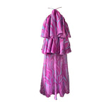 Autumn Winter High Grade Elegance Sleeveless Halter Stitching Elegant Ruffled Slimming Dress Women Bella Mia