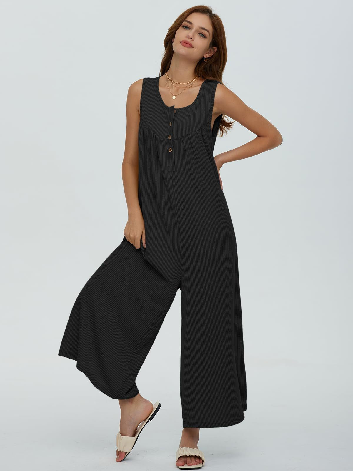 Autumn Winter Women Fresh Casual Women Pocket Jumpsuit Bella Mia