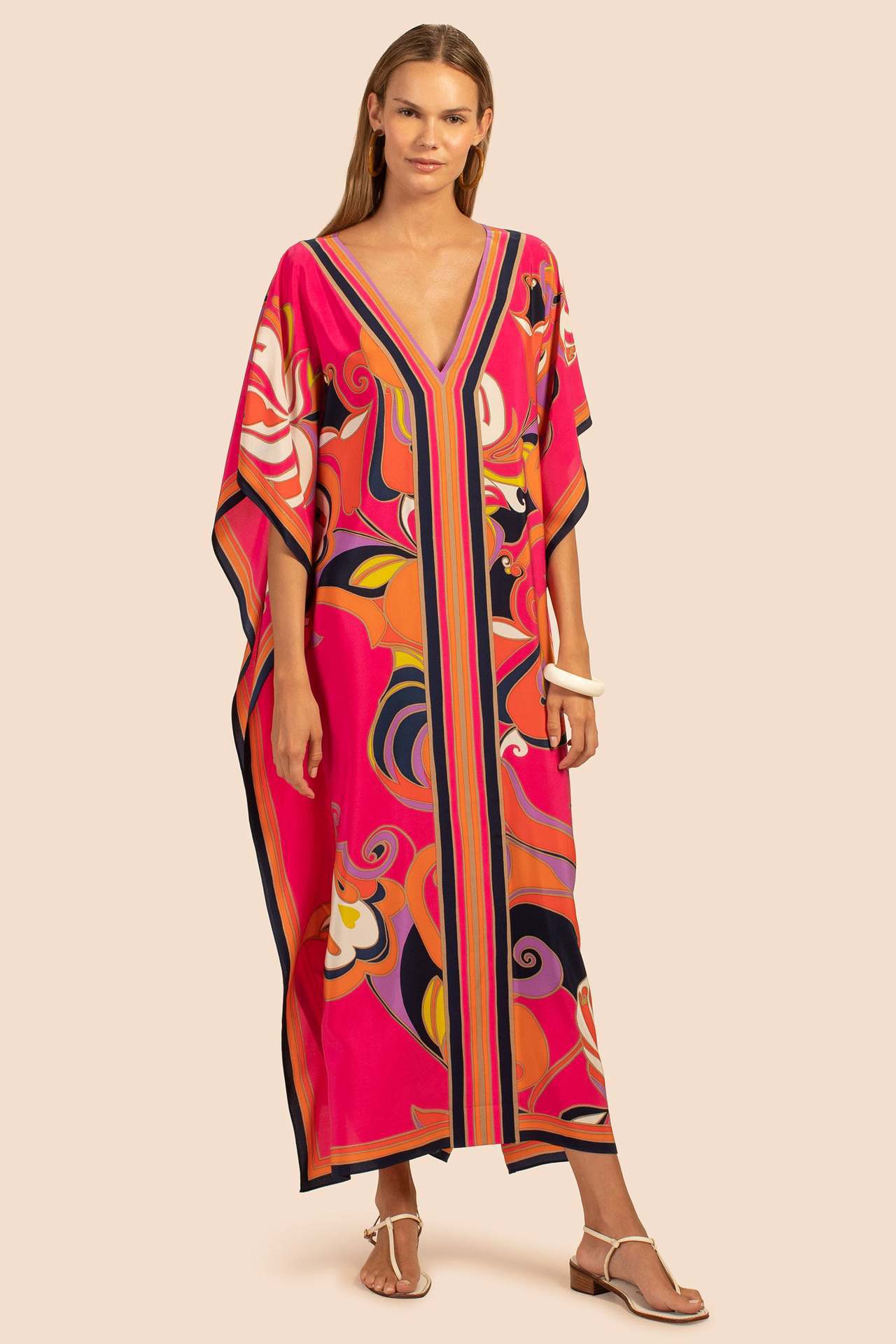 Fabrics Printed Robe Vacation Casual Beach Bikini Cover Bella Mia