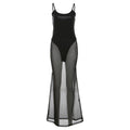 Spring Summer Women Sexy See through Sling High Waist Figure Flattering Sheath Dress Bella Mia