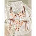 Coconut Print Split Swimsuit Women Sexy Lacing Bikini Beach Spring Swimsuit Bella Mia