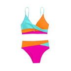 Color Matching Bikini Split Swimsuit Women Beach Spring Swimsuit Bikini Bella Mia