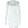 Women Clothing Solid Color Halter Dress Sexy Slim Fit Sheath Short Dress Bella Mia