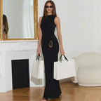 Women Clothing High Waist Twisted Sexy Backless Sheath Dress Bella Mia
