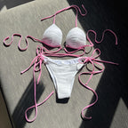 Sexy Love Drawstring Strap Hard Cup Bikini Swimsuit Bella Mia