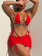 Bikini Double Three Piece Set Swimsuit Sexy Bikini Swimsuit Women Swimsuit Double Sided Wear Bikini Bella Mia