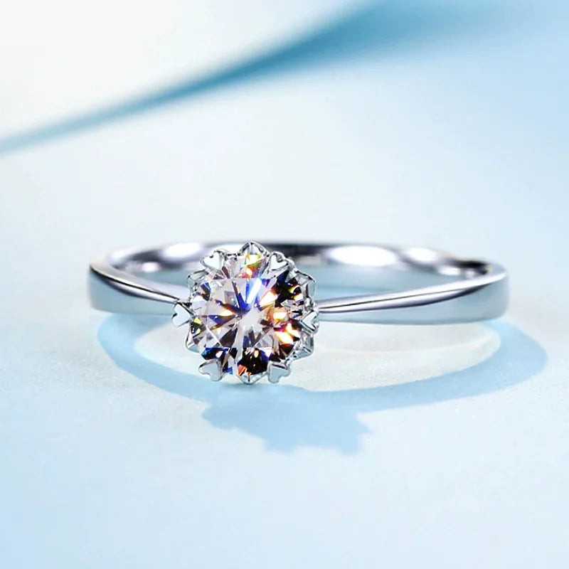 Snowflake S925 Sterling Silver Ring Luxlife Brands