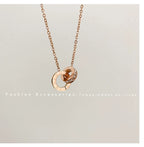 Fashion Ring Buckle Titanium Steel No Fading Girls Necklace Luxlife Brands
