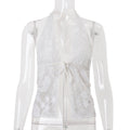 Summer Women Bohemian Vacation Lace Strap Halter Spaghetti Straps Vest Bella Mia