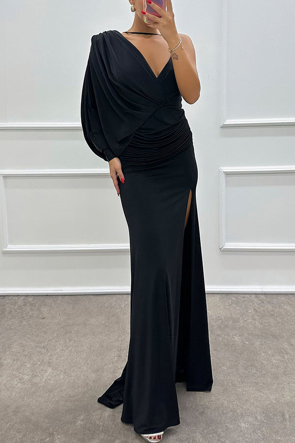Women V neck Sexy Design Dress Evening Dress Bella Mia