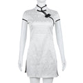 Summer Sexy High Waist Slimming Tight Improved Frog Buckle Dress Split Retro Cheongsam Bella Mia