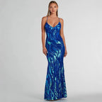 Women Party Sequined Sexy Formal Dress Dress Evening Dress Bella Mia