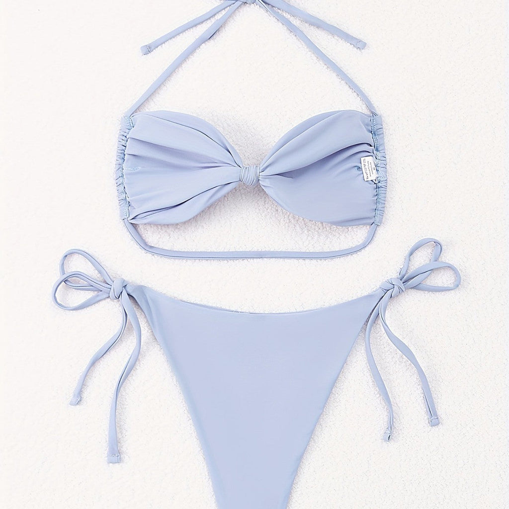 Sexy Light Blue Bikini Women Exclusive Swimwear Bella Mia