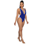 Sexy Women Clothing Bikini Three Point T Shaped Vest One Piece Swimsuit