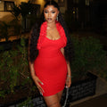 Women Clothing Solid Color Dress Sexy Ruffles Spaghetti Straps Sleeveless Backless Hip Bella Mia