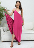 Women Shawl plus Size Women Clothes One Piece Irregular Asymmetric Beach Dress Multiple Wear Strap Dress Bella Mia