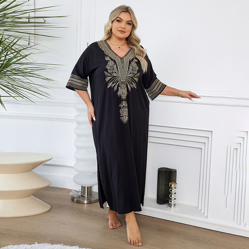 Vacation Robe Vacation Beach Coat Maxi Dress Bikini Cover Up Blouse