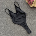 Fluorescent One-Piece Thong Swimsuit Luxlife Brands