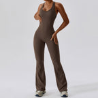 Sollinarry Quick Drying Skinny Yoga Clothes Dance Sports Workout Clothes Hip Lift Belly Shaping Micro Pull Yoga Jumpsuit Bella Mia
