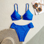 Swimsuit Bikini Sexy Bikini Solid Color Split Swimsuit for Women Bella Mia