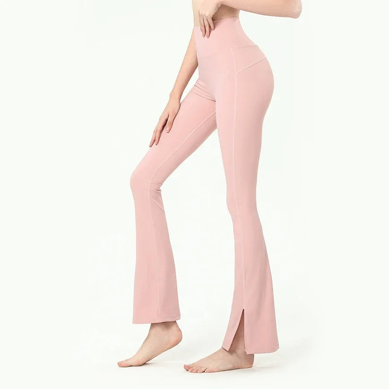 High Waist Flared Yoga Pants Luxlife Brands