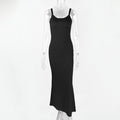 Summer Women Clothing Sexy Slim Fit Drape Sunken Stripe Strap Dress