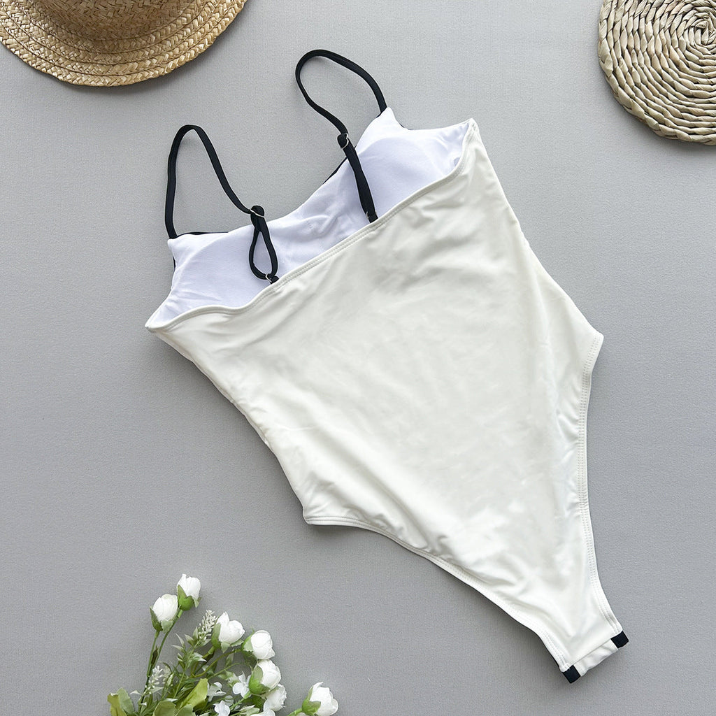 One Piece Swimsuit Women Bikini Lady Sexy Stitching Swimwear Bikini Bella Mia