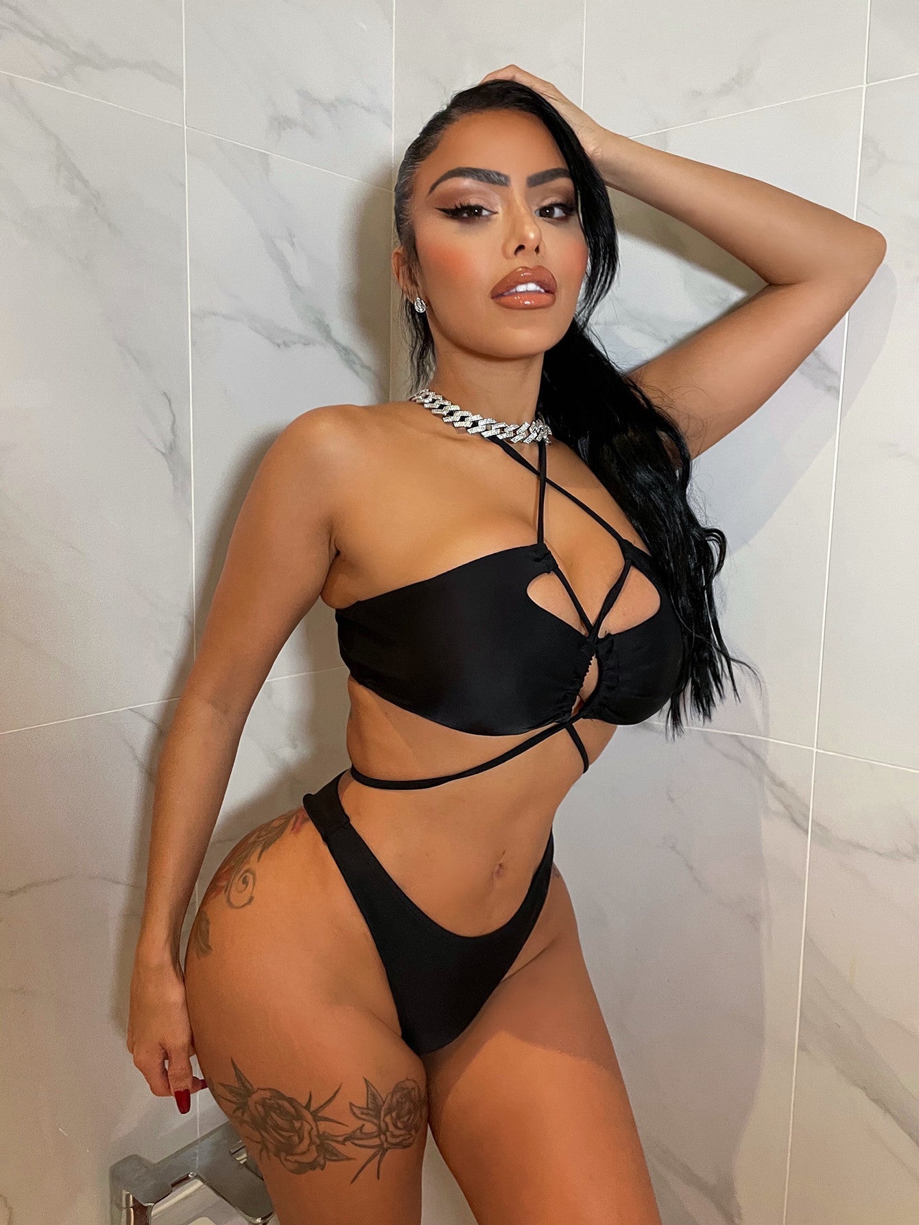 Swimsuit Bikini Solid Color Sexy Bikini Women Seperated Swimwear Triangle Bikini Bella Mia