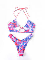 Arrival Women Seperated Swimwear Graffiti Printing Backless Swimsuit Bikini Bikini Bella Mia