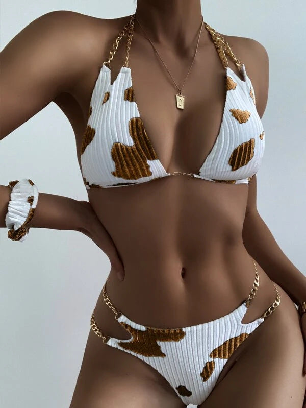 Swimsuit Bikini Ladies Conservative Split Swimsuit Sexy Mid Waist Swimsuit Swimsuit Women Bella Mia
