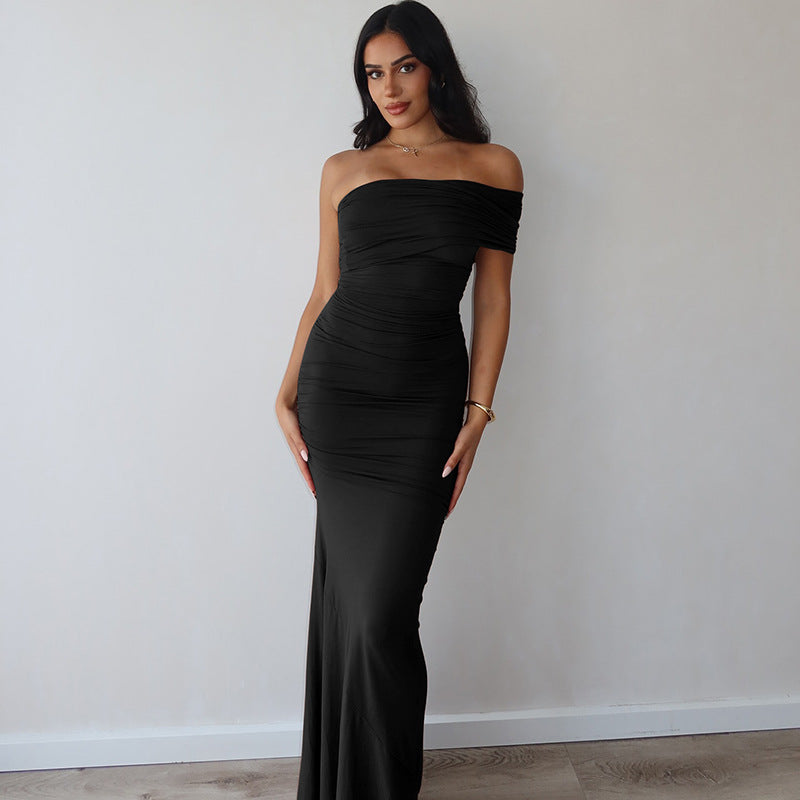 Women Clothing Summer Sexy Backless Slit Slim Dress Women Bella Mia
