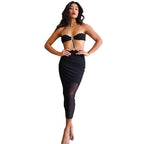 Women Clothing Summer Sexy Bandeau Dress Niche Fight Tulle Bella Mia