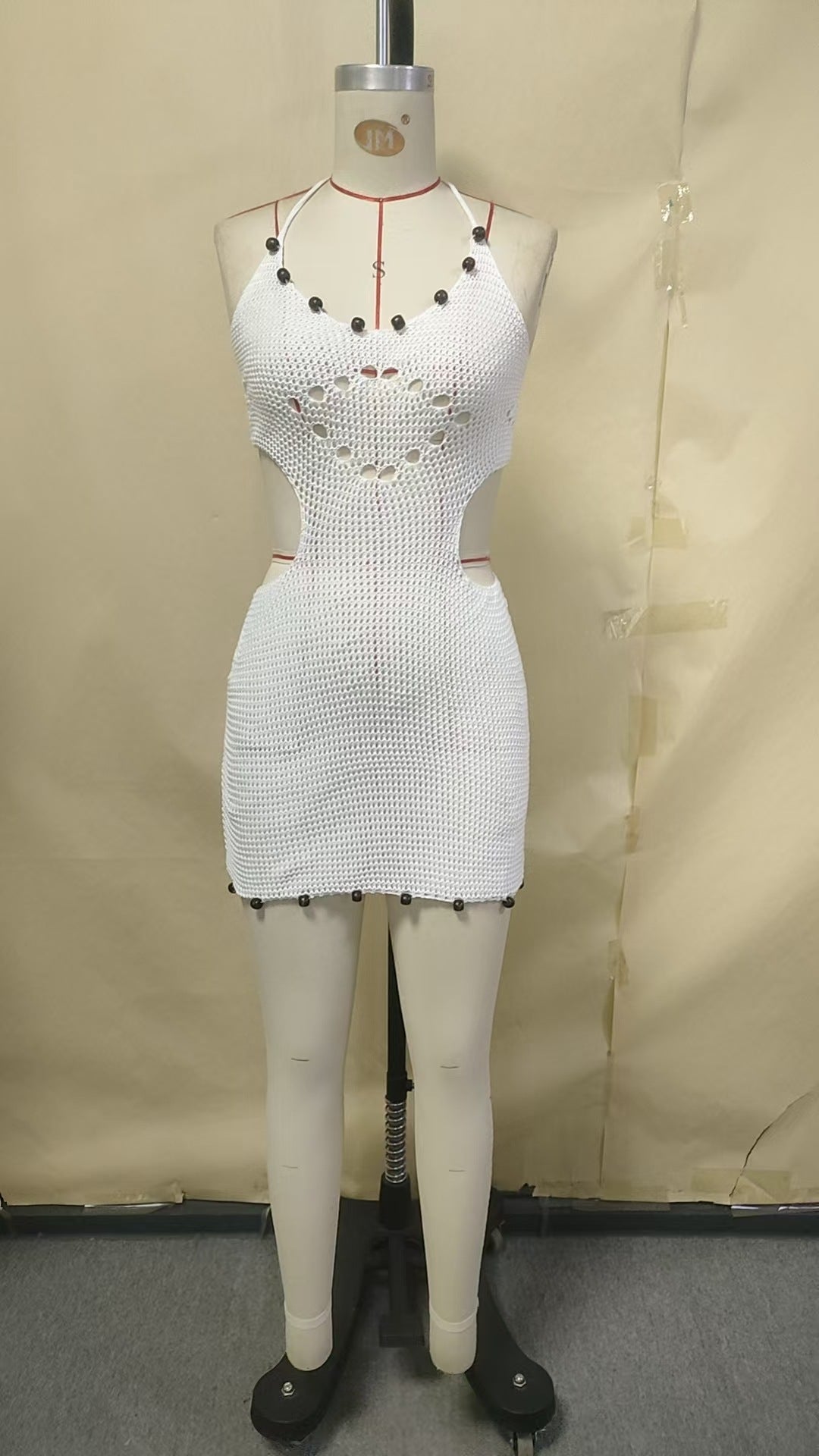 Sexy Hollow Out Cutout Sheath Knitted Beach Bikini Swimsuit Blouse Sun Protective Clothing Women Bella Mia