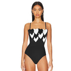 One Piece Triangle Swimsuit Sexy Swimsuit Sexy Belt Wrap Skirt Bella Mia