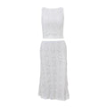 Summer Casual Sexy Two Piece Suit O Neck Short Vest Skirt Bella Mia