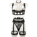 Sexy Four Piece Set Complex Heavy Craft Multi Strap Ornament Stitching Underwear Bella Mia